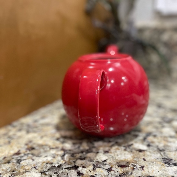 Sale‼️Red Tea Pot - vintage Tea Pot Design In England. No Lid As Is Preowned - Picture 8 of 8